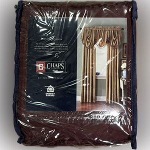 Burgundy Chaps 84” rod pocket panel